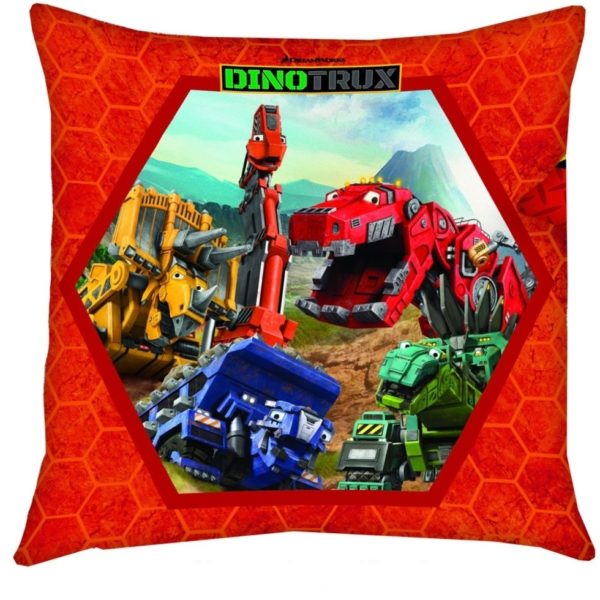 Vankúšik DinoTrux červený