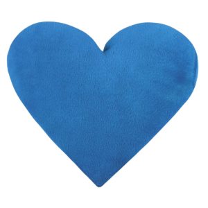 Vankúšik Korall micro Srdce modrá
