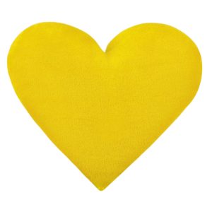 Vankúšik Korall micro Srdce žltá