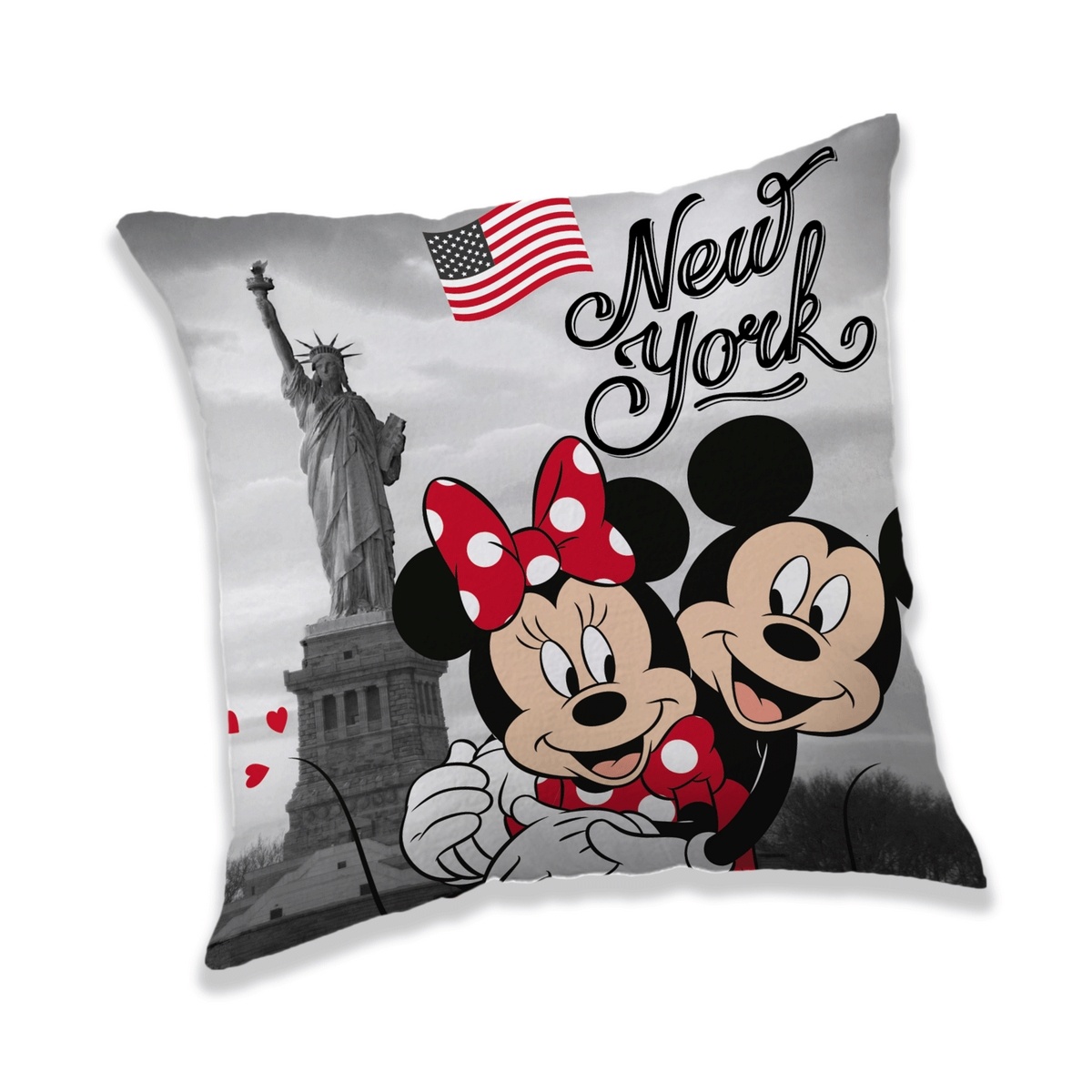Jerry Fabrics Vankúšik Mickey a Minnie in New York