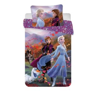 Detské bavlnené obliečky do postieľky Frozen 2 wind baby