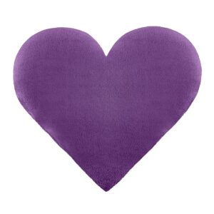Bellatex Tvarovaný vankúšik Srdce fialová
