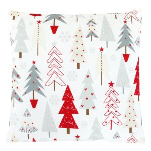 Vankúš s výplňou Vianočné stromčeky