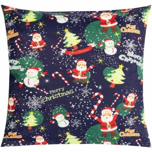 Bellatex Vianočný vankúš s obliečkou MerryChristmas